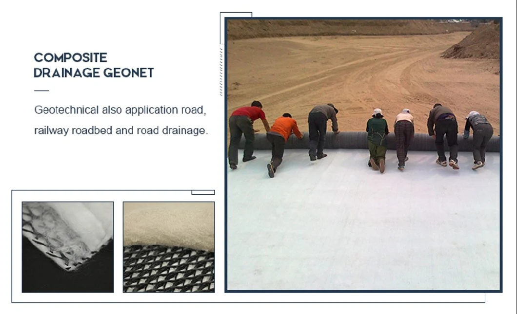 HDPE 3D Composite Geonet Drainage Geowork for Landfill Project