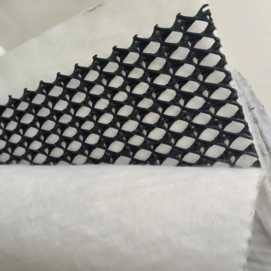 Geonet de drenaje compuesto de plástico 3D para carreteras y taludes