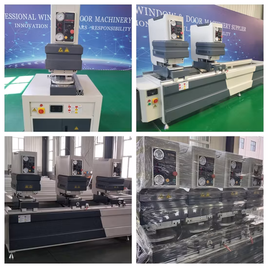 Precio de fábrica CE ISO Puerta de ventana de PVC Máquina de soldadura de ventana de UPVC de cabezal único