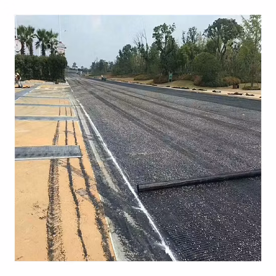 Cerca plástica biaxial de la geomalla de los 15kn/M PP para la construcción de carreteras agrícolas/la estabilización de taludes