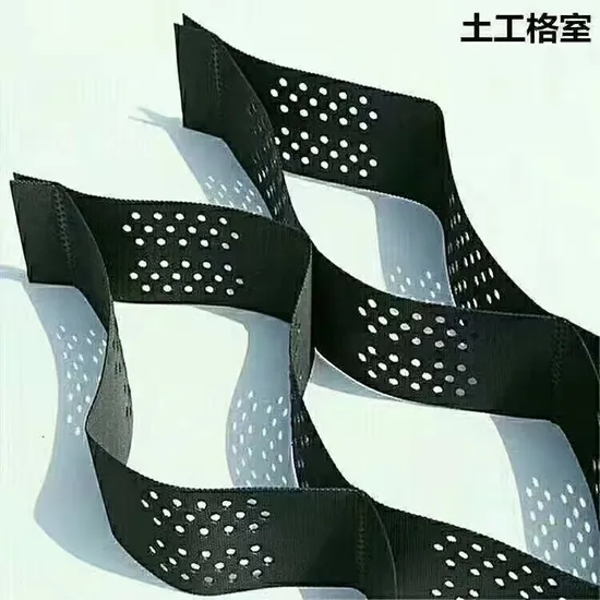 Mejora del suelo Sistema celular Rejilla de grava Calzada Estabilizador de grava HDPE Geo Celda Geocelda