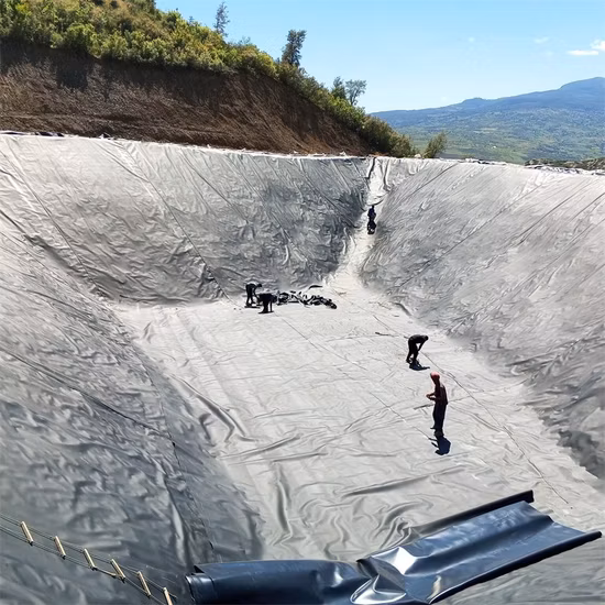 Hojas de control de filtración de vertedero de geomembrana HDPE/LDPE