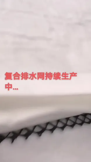 Geonet de drenaje compuesto 3D para la construcción de pavimentos